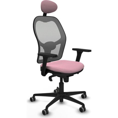 Piqueras y Crespo Jorquera Silla de oficina rosa cómoda (1/3)