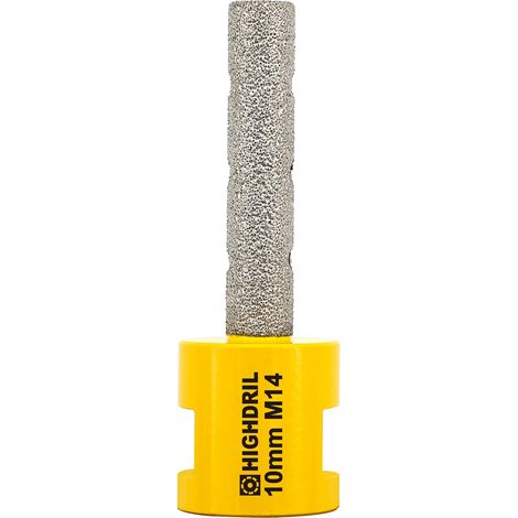 Foret diamantée pour élargir et façonner le trou, diamètre de 10 mm, foret de noyau de perçage à sec pour porcelaine, céramique dure, granit et marbre (1/5)