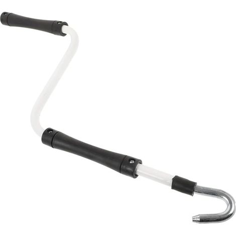 Teleskopkurbel für Markisen – 1 Stück – Robustes Metall – Leichtgängiges und ergonomisches Öffnen – Für Außenmarkisen – 52 x 26 cm (1/5)