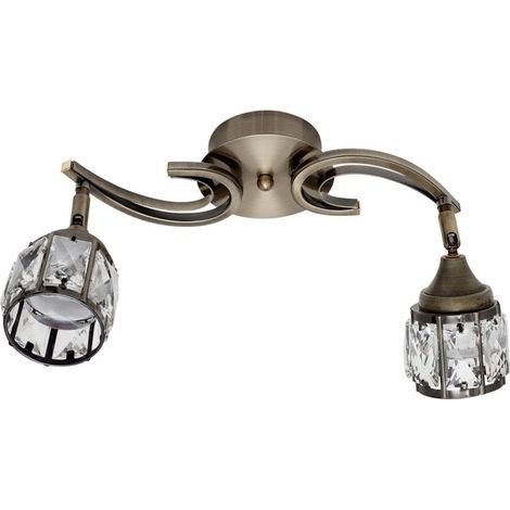 Plafonnier 2x5w 4000k Cuir 800lm