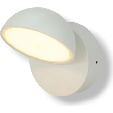 Applique LED da Esterno 12W CCT con Testa Orientabile – Luce Calda, Naturale o Fredda – Grigio Antracite o Bianco IP54 - Color: Bianco