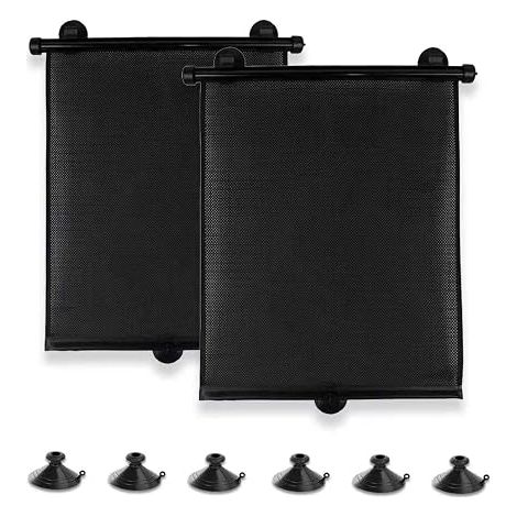 Paresoleil Voiture Store Occultant Ventouse Protege Soleil Voiture (45 x 50 cm) (1/5)