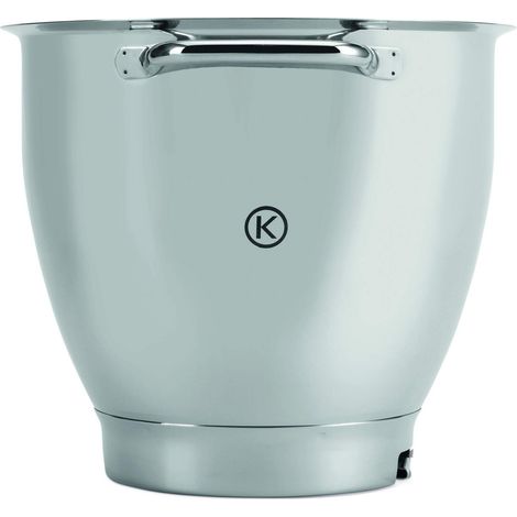 Kenwood KAT811SS Ciotola Chef Titanium System PRO, 6.7 Litri, Acciaio Inossidabile 18/8, Silver (1/2)