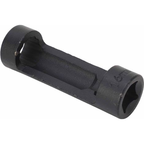 Saluaqui Net Nut Socket Tool with 12-Point Design for Efficient Suspension Strut Removal, High-Strength Metal Material, Car Fitting (16 (1/5)