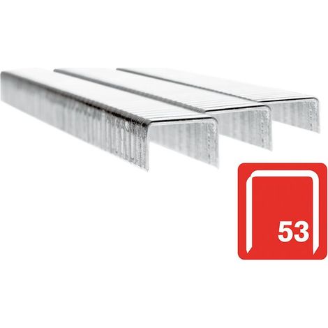 53/6B 6Mm Galvanised Staples Box 2500