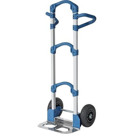 Chariot de transport Wuppi pelle pliante tube aluminium H.1250mm pelle L.165mm (1/3)