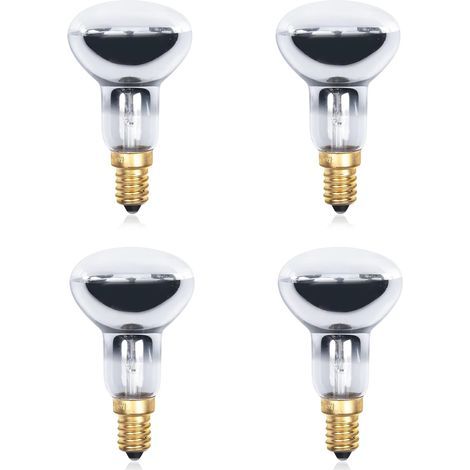 Luxvista E14 Spotlampe R50, dimmbar, E14 R50 Reflektor, warmweiß (2700 K), kleiner Schraubsockel (SES), 4er-Pack (1/5)