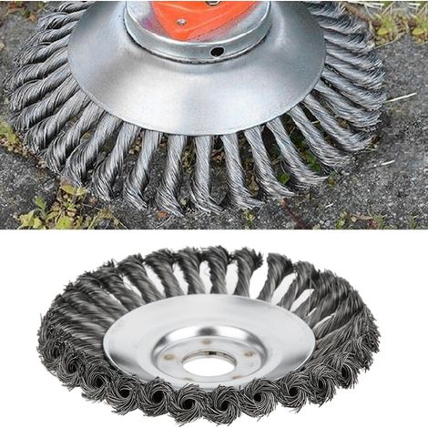 Tête de brosse de rechange en fil d'acier de 15 cm pour tondeuse et coupe-bordures - Accessoires et fournitures de jardin (1/5)