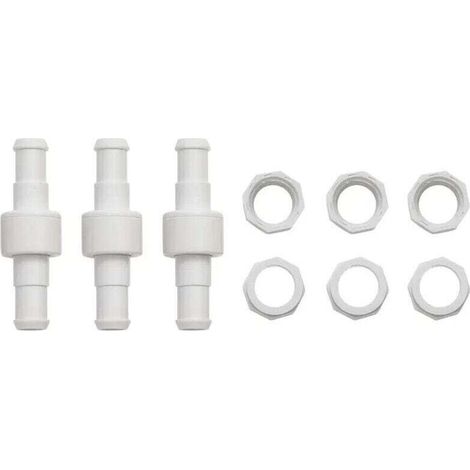 Ineasicer Pool Cleaner Tuyau Pivotant Roulement Billes D20 Remplacement pour Polaris 180 280 380 3900 Pool Cleaner Roulement Billes Pivotant D20 D15 Lot de 3 en Blanc (1/4)