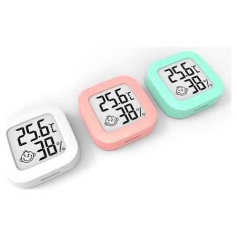 Mini Thermomètre Hygromètre Intérieur, Digital Thermo HygromèTre Indicateur Précision D'ambiance Moniteur de Température et Humidimètre (3 pièces)