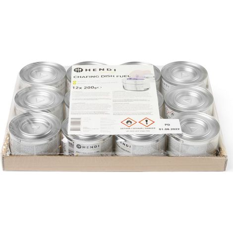 Pâte combustible pour chafing dish en boîte - Hendi