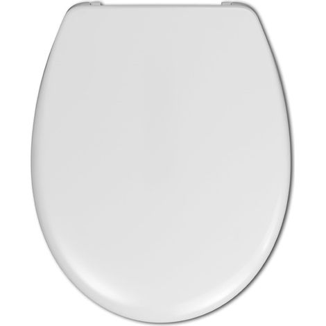Hamberger WC-Sitz Toilettensitz Fago weiß Scharnier Edelstahl B0302Y - 527653