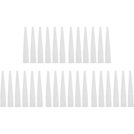 Lot de 30 buses de calfeutrage en plastique et verre, pour colle, mastic, silicone (1/5)