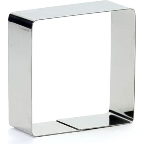 IMF molde emplatador inox. cuadrado 7x4 cm 2192 , Molde emplatador inoxidable cuadrado 7 x 4 cm. -Marca IMF. -Material: Acero inoxidable. -Ideal para que tus platos queden como los