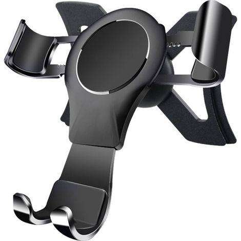 Car Phone Holder for Audi A1 8X 2010-2018, Gravity Auto Hatchback Lock, Stable, Jitter-Free, Aluminum Alloy Air Vents, Black