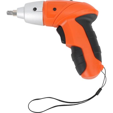 Jeu de tournevis électriques rechargeables 47 pièces, kit d'outils de tournevis sans fil portable 3,6 V pour réparation, orange (1/5)