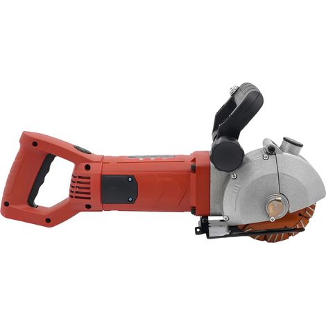 Macchina per il taglio di scanalature a parete, potenza 2700W, velocità 6200 giri/minuto, colore rosso. (1/5)