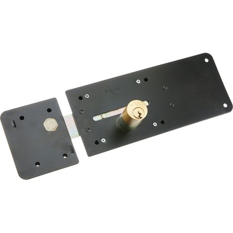 Ferroglietto Solo Catenaccio 6 Mandate Con Cilindro Fisso 012 - mm.60 (01260601)