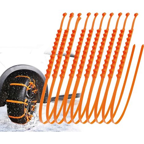 20X Anti-Slip Snow Chain Snow Ice Chain Traction Aid Tire Chain Car Passenger Vehicle