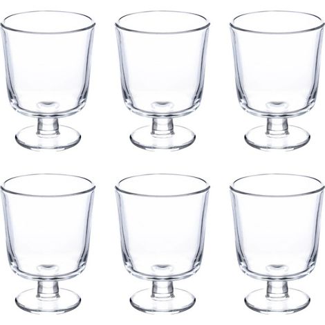 Lot de 6 Verres à Vin "Empileau" 30cl Transparent