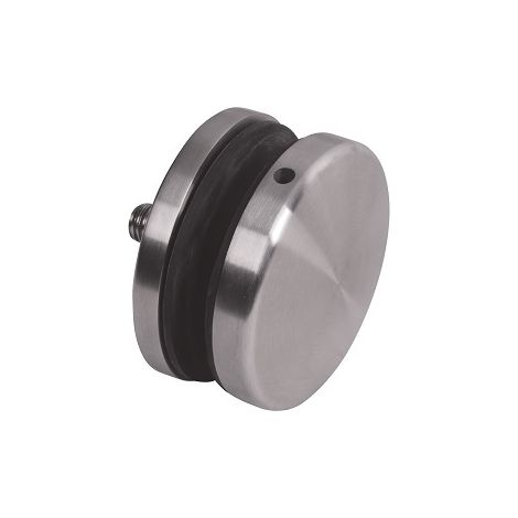 Deco Fer Forge – Entretoise de fixation à l'anglaise pour verre 8 à 12,76mm – Diamètre 50mm M10 – Inox 316 – Vis de fixation incluses