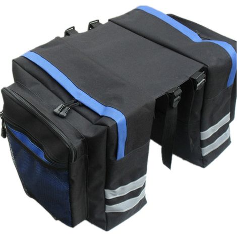 Sac de vélo arrière, sacoche pour vélo de montagne, vélo de voyage, grand sac de rangement arrière imperméable pour vélo, sac de transport pour longs trajets à vélo (1/2)