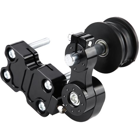 Tendeur de chaîne moto en aluminium, réglage automatique sur galet, outil noir (1/3)