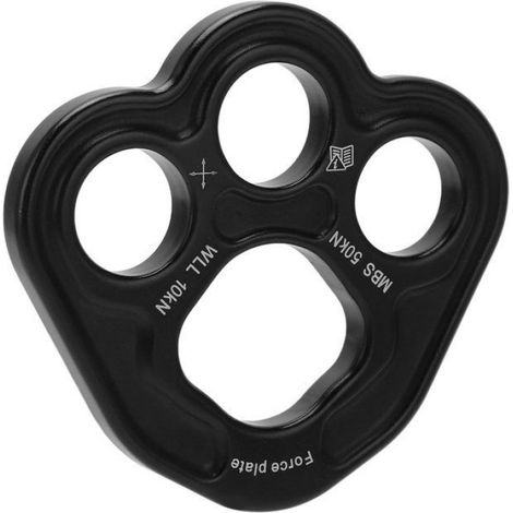 Plaque De Gréement - 3 Trous - Aluminium 7075 - Charge Maximale 50 KN - Pour Escalade Secours Et Travail Aérien - 1 Pièce (1/5)