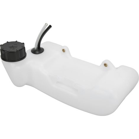Serbatoio carburante con tappo bianco per mini scooter, quad e ATV con motori a 2 tempi da 43cc, 47cc e 49cc.