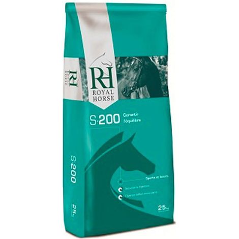 Alimento para caballos granulados S200 25 kg Royal Horse