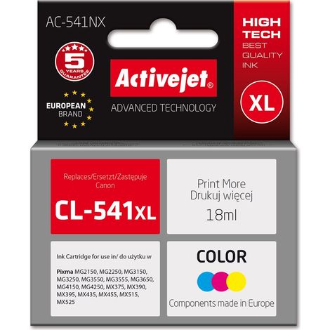 Encre Activejet pour Canon CL-541XL et AC-541NX