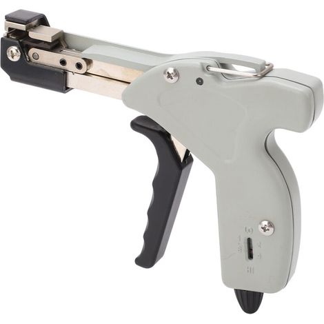 Cable tie, stainless steel zip gun fixing and cutting tool for plastic and nylon cable ties, ties and cuts cables (1/5)