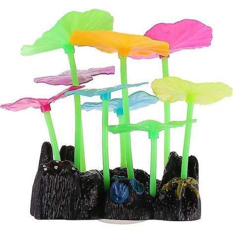 lotusblattförmiges Aquarium-Ornament (1/3)