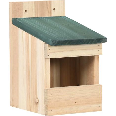 vidaXL Casa para pájaros 4 unidades madera de abeto 12x16x20 cm (1/2)