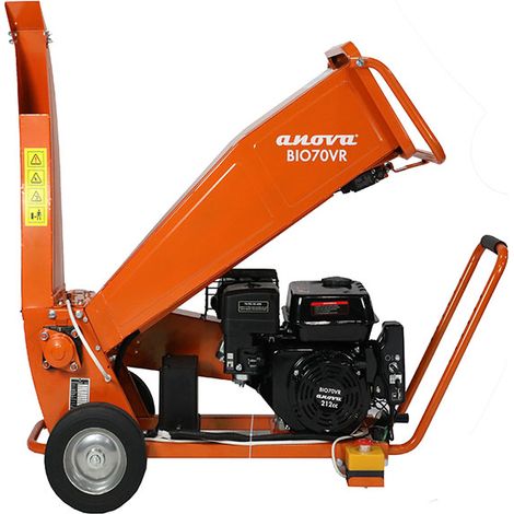 Broyeur de végétaux thermique – Moteur 4 temps 208cc 7HP – Capacité de coupe jusqu'à 60mm – Démarrage électrique et manuel – Attelage quad/ATV – Anova