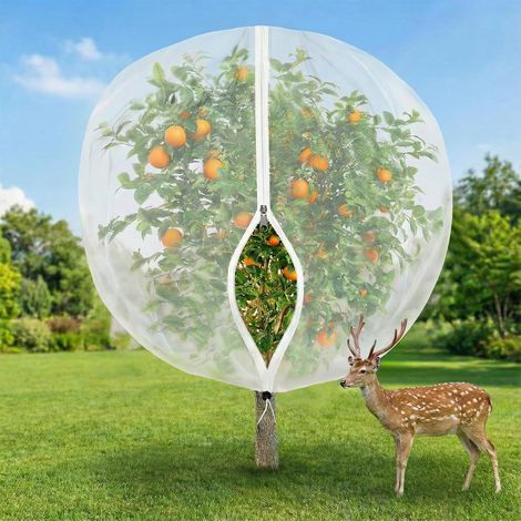 Insect Net, Drawstring, Zipper, Durable Plastic, For Garden and Fruit Trees (1/5)