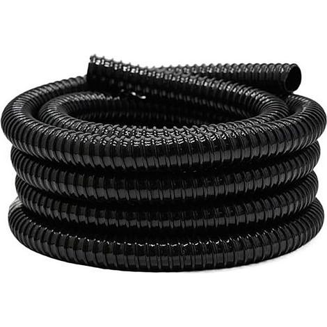 – Tuyau d'aspiration flexible PVC 5 m – Ø 25 mm (1') – 180 g/m – Résistant aux UV – Pour drainage et évacuation (1/5)