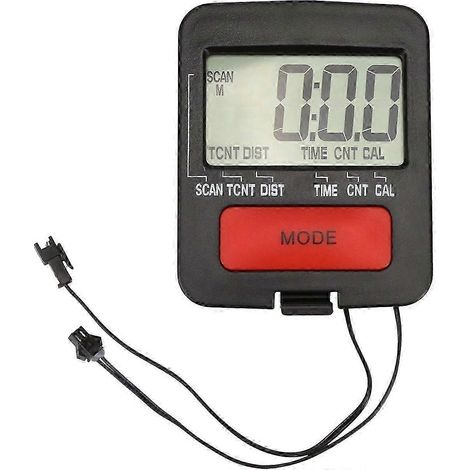 Écran LCD de remplacement pour rameur, affichage multifonction avec lecture des calories et de la distance, accessoire de fitness en plastique ABS (1/5)
