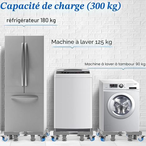 Adjustable Washing Machine Dryer Holder 42-66 cm, Washing Machine Base (1/3)