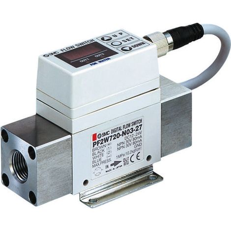 Régulateur de débit SMC 0,5  4 l/min PNP pour tuyaux : 3/8" ( Prix pour 1 )