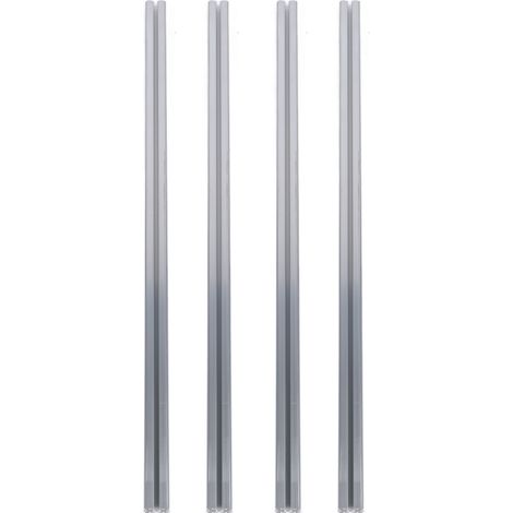 Zoternen 4 pezzi profilo di estrusione di alluminio 4040 scanalatura a T standard europeo anodizzato guida lineare parte stampante 3D CNC fai da te 39.4in 1000mm argento (1/5)