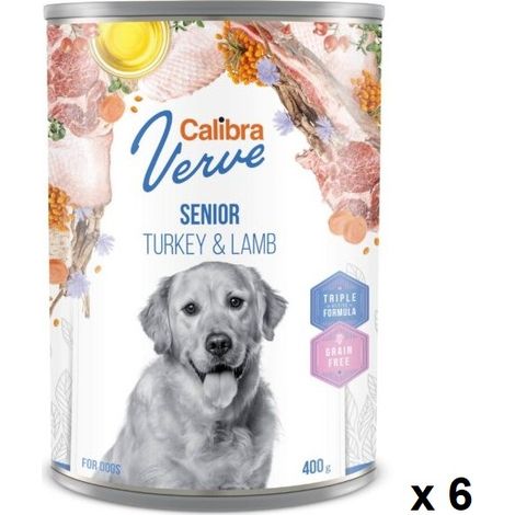 Calibra il cane GF Verve Senior Turkey and Lamb Box 6x400gr