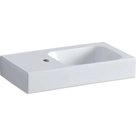 Geberit iCon lavabo 53x31cm, blanco, superficie de apoyo (1/5)