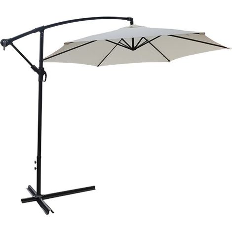 OMBRELLONE LATERALE ALLUMINIO BEIGE - 3 M
