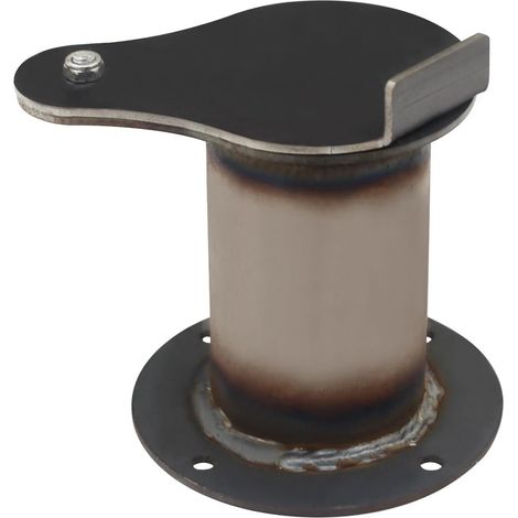 Cheminée pour barbecue poele a bois registre ventilation air bbq barbecue charbon grill pellet stove fumoir à charbon de bois extérieur boîte fumeur la boite à fumée (Type à bride intégrale) (1/5)