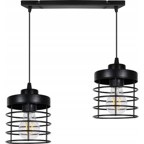 LAMPADA A SOSPENSIONE DA SOFFITTO LAMPADARIO LOFT A FILO LED (1/5)
