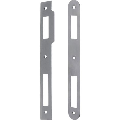 CONTROPIASTRA PER SERRATURA 'PATENT' B.T. bronzato - interasse 90 mm  - BONAITI