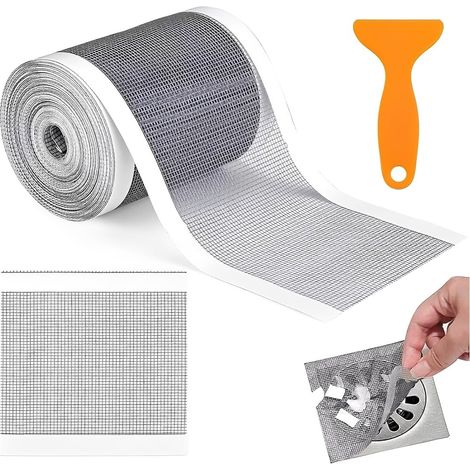 filtre cheveux douche attrape cheveux douche Filtre à Cheveux Tamis Adhésif pour Caniveau de Douche, Bonde de Douche, Filtre de Vidange (1/5)