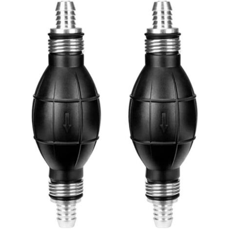 2 Pièces 12mm Poire D'Amorcage Carburant Pompe à Main Transfert Liquide l'eau Pompe à Tuyau de Siphon Essence Gaz Aquarium Pomp (1/4)