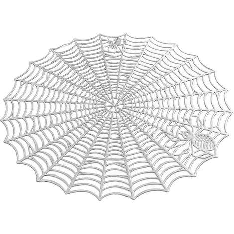 x Spinnennetz-Tischsets, Halloween-Dekoration für Partys (1/5)